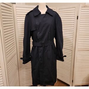 Londontown Men's Dark Blue Trench Coat Size L